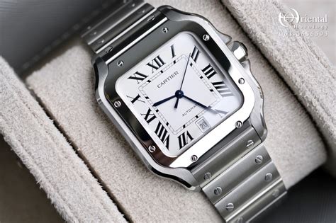 santos de cartier large model|cartier santos large two tone.